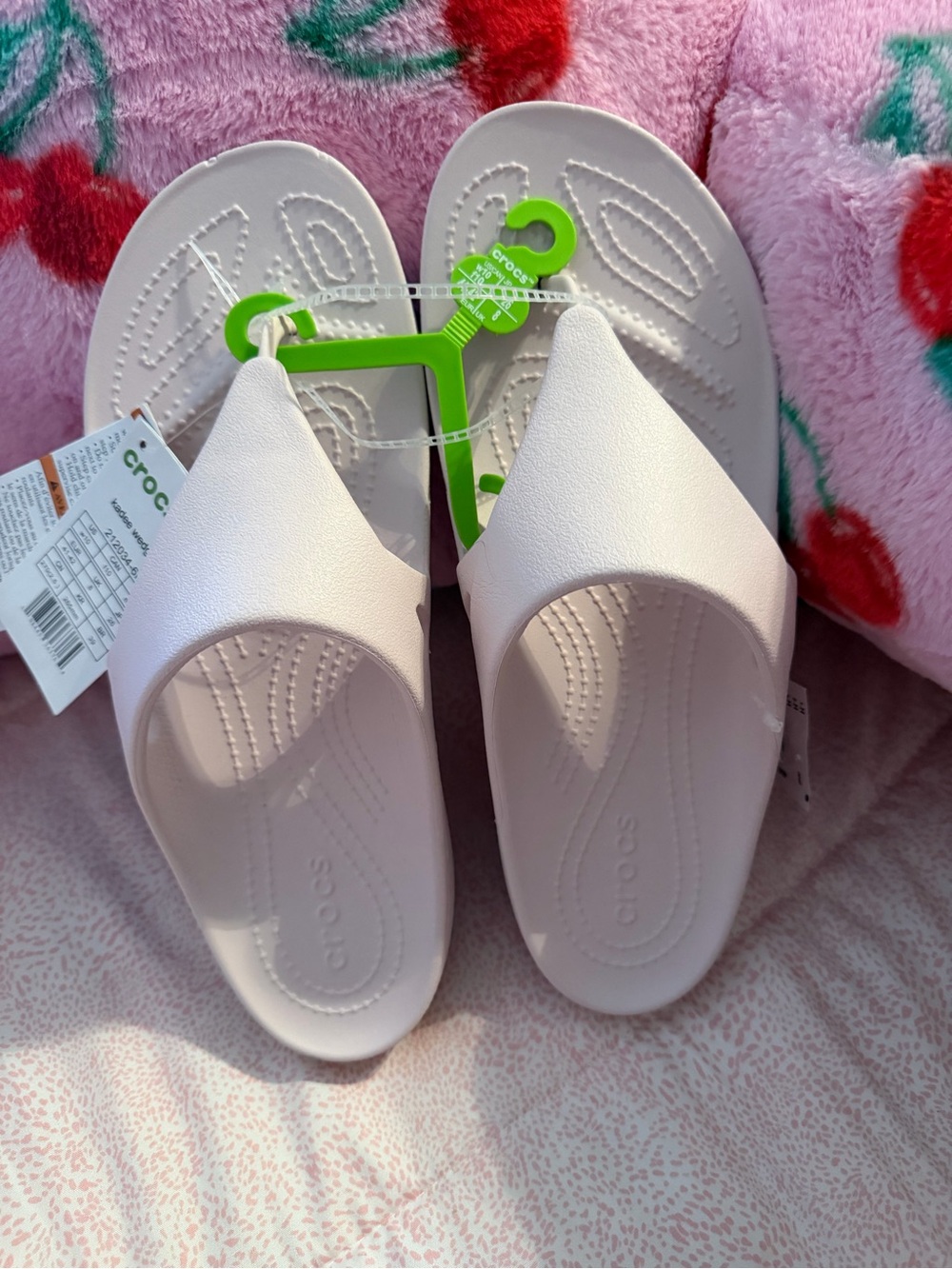 CROCS Kids' Slip-On Sandals in Pale Pink
